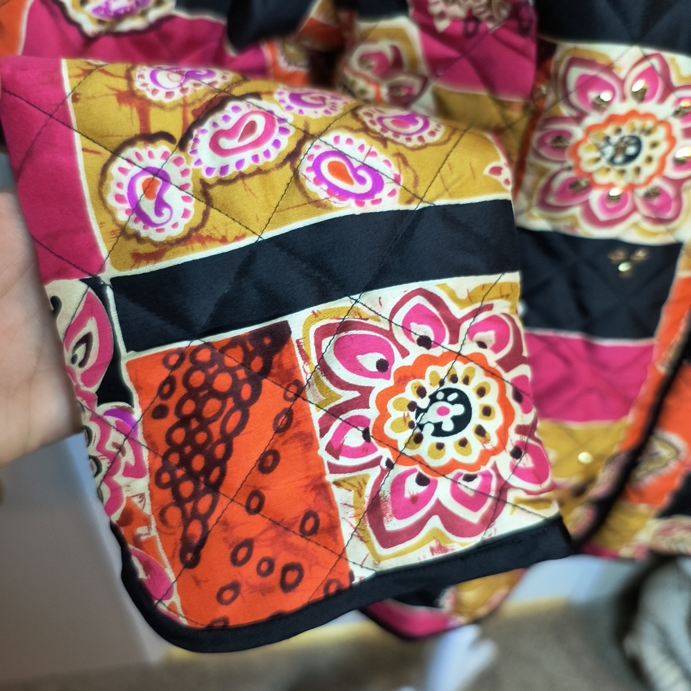 Silkland Lightweight Patchwork Quilted Jacket L 1… - image 3